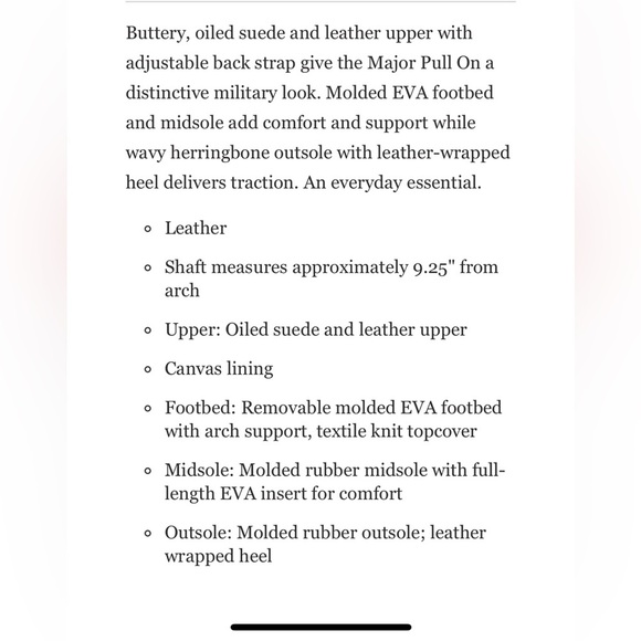 Sorel Major Pull On Distressed Leather Boots - Picture 11 of 13